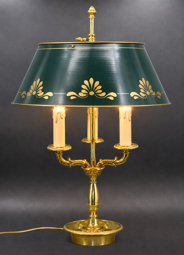 Lampe bouillotte bronze massif - bronze,