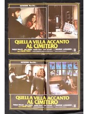 Fotobusta Porté Villa Prochaine Al Cimetière Lucio Fulci Malco Pieroni Mac -