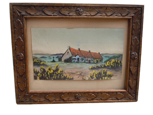 Aquarelle paysage bretagne - aquarelle,