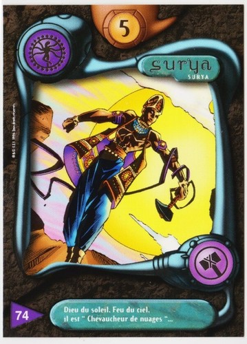 Surya carte deus - surya, serie
