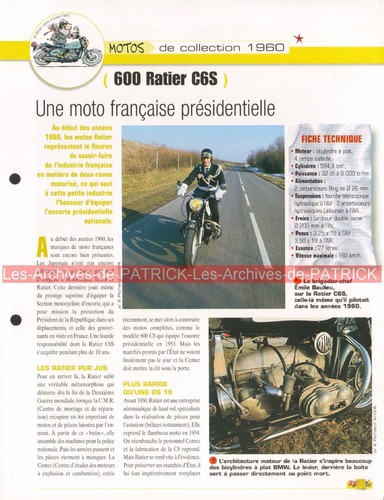 Ratier 600 c6s escorte - ratier,