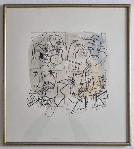 Dessin technique mixte - , années