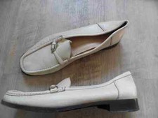 Pantoufles mocassins beige