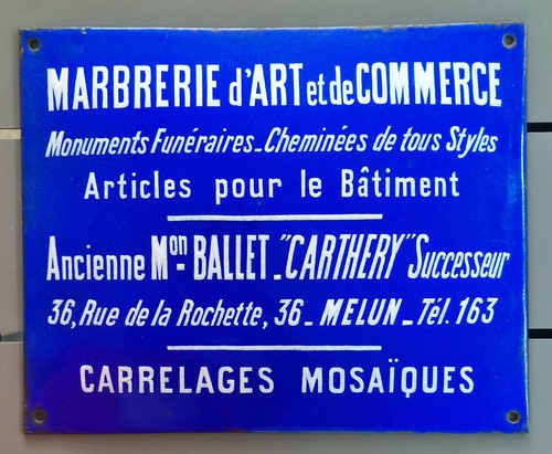 Rare plaque émaillée - rare,