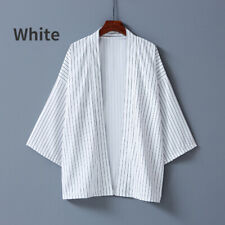 Homme Rayé Kimono Veste