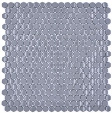 Verre Hexagonal Gris Brillant