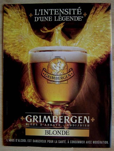 Publicité papier bière - publicité,