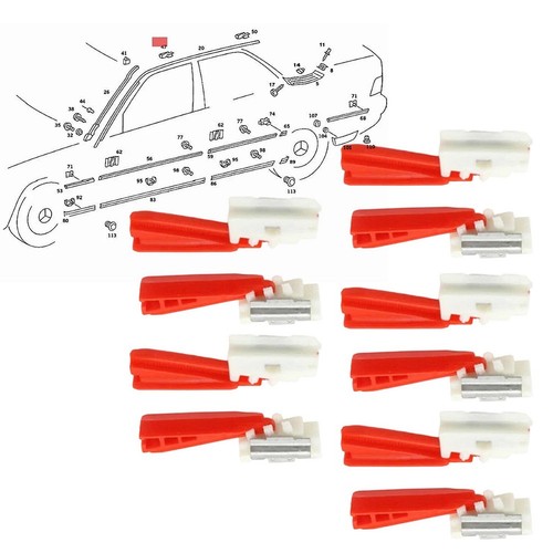 Clip garniture toit - garniture,