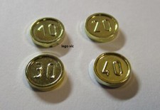 Lego 70501 Coins - Pièce 10 20 30 40 Chrome Gold Pirate 6285 6243 -A9