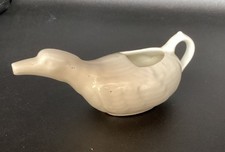 ancien bec, canard de malade en céramique