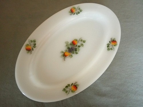 Plat ovale arcopal vintage - arcopal,