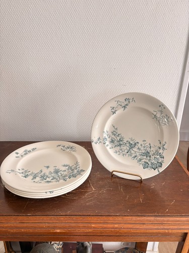 Lot assiette plates faïence - 5,