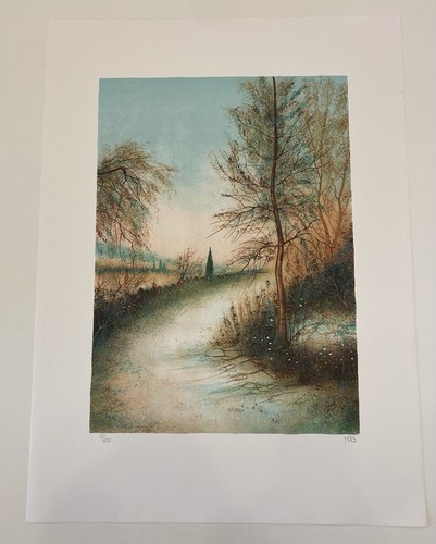 Lithographie numérotée - , et