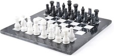Jeu d'échecs marbre noir et