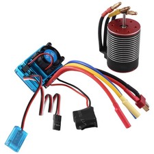 3650 Moteur Brushless 3600KV et 120A ESC pour 1/8 1/10 RC Car Drift Racing 7723