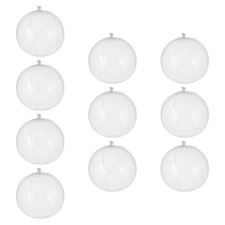  10 Pcs Ballon Transparent Plage Jouet Gonflable Piscine Jeux De Fête