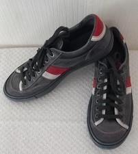 Chaussures/baskets cuir et daim gris foncé P/37 "Can be" sport
