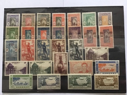 Dahomey lot timbres - de, 29