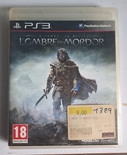 Jeu Ps3 La Terre du milieu L'ombre du Mordor playstation 3 vintage jeux