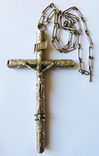 Grande croix pectorale - pectorale, argent