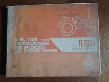 Catalogue Pieces Rechange Tracteur Super 7 Renault