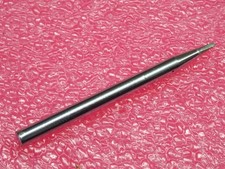 panne de fer à souder pleine ~ burin 1mm , Ø 4mm , longueur totale 60mm