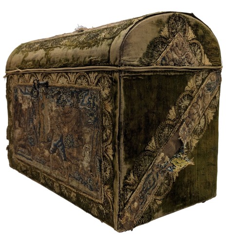 Coffre voyage tapisserie - coffre,