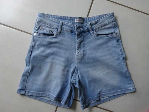 Short jean bleu clair - short,