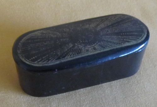 Ancienne tabatière carton - tabatière,