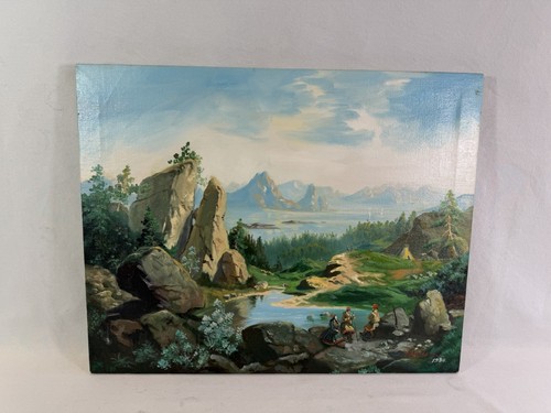 Tableau huile sur - toile,
