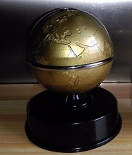 RARE TAILLE CRAYON GLOBE MAPE MONDE 1960 - design JAPAN