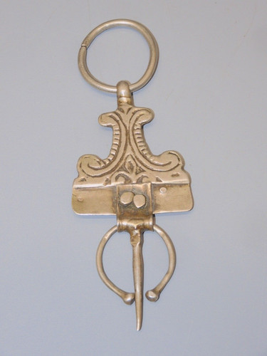 Belle ancienne fibule argent - fibule,
