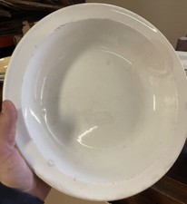 Creil Montereau Plat Blanc