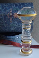 ST LOUIS cristal vintage PRESSE PAPIER TOTEM en coffret