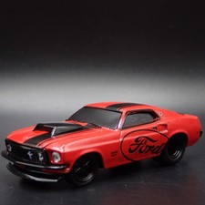 1969 69 FORD MUSTANG BOSS 429 FASTBACK ROUGE DIORAMA MODÈLE RÉDUIT 1/64