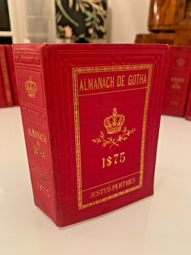 Almanach gotha 1875 - almanach,