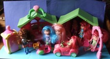 Maison transportable Charlotte aux fraises balancelle 2007 avec 7 poupées
