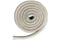 Mèche ronde 6 millimètres x 1 mètre, pour lampe à parfum, huile, alcool, pétrole