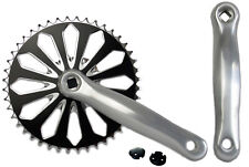 Pédalier Cristal 44T vélo cruiser ou fixie singlespeed pignon fixe