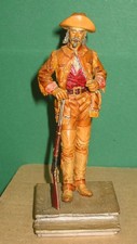 ALMOND SCULPTURES PLOMB 90 mm BUFFALO BILL   /  le cimier  &  POSTE MILITAIRE