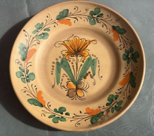 Assiette En Céramique Sicilienne De Caltagirone Vintage Décor Floral
