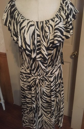 Nwt womans allen ruffled - nwt,