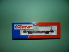 ROCO wagon plat à ranchers