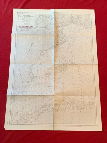 Rare carte marine - rare-,