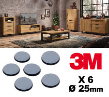 6 Patins Glissants Téflon