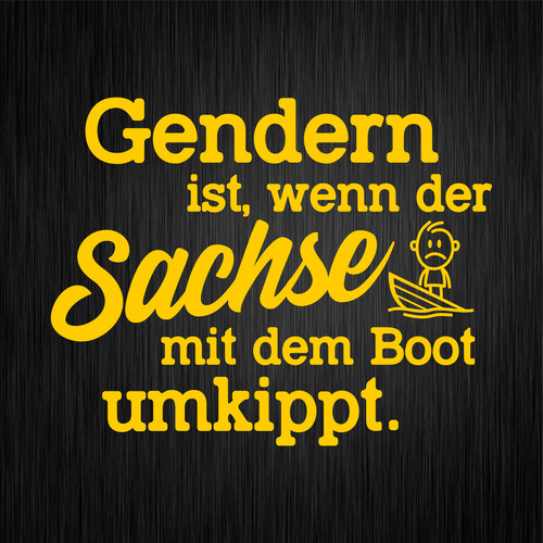Gendern est saxon avec - gendern,