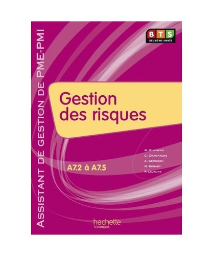 Gestion des risques bts - des, [a7],