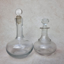 2 Petit Flacon Ancien en Verre