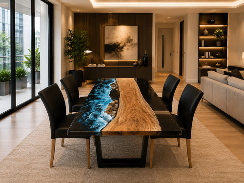 Table manger rivière - table,