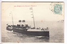 CPA  DIEPPE 76 - BATEAU BOAT LE STEAMER LA MANCHE 1907 ~95